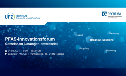 PFAS-Innovationsforum „Gemeinsam Lösungen entwickeln“